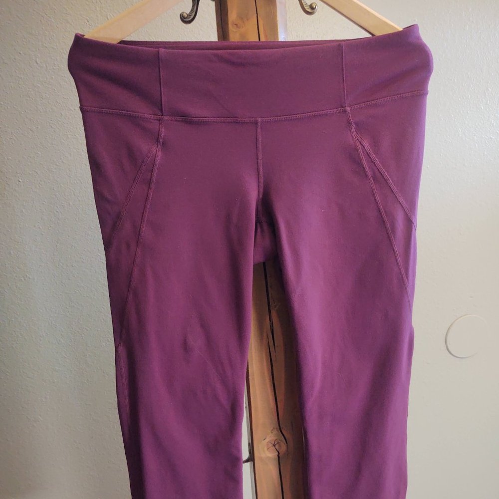 Womens Athleta Purple Yoga Pants